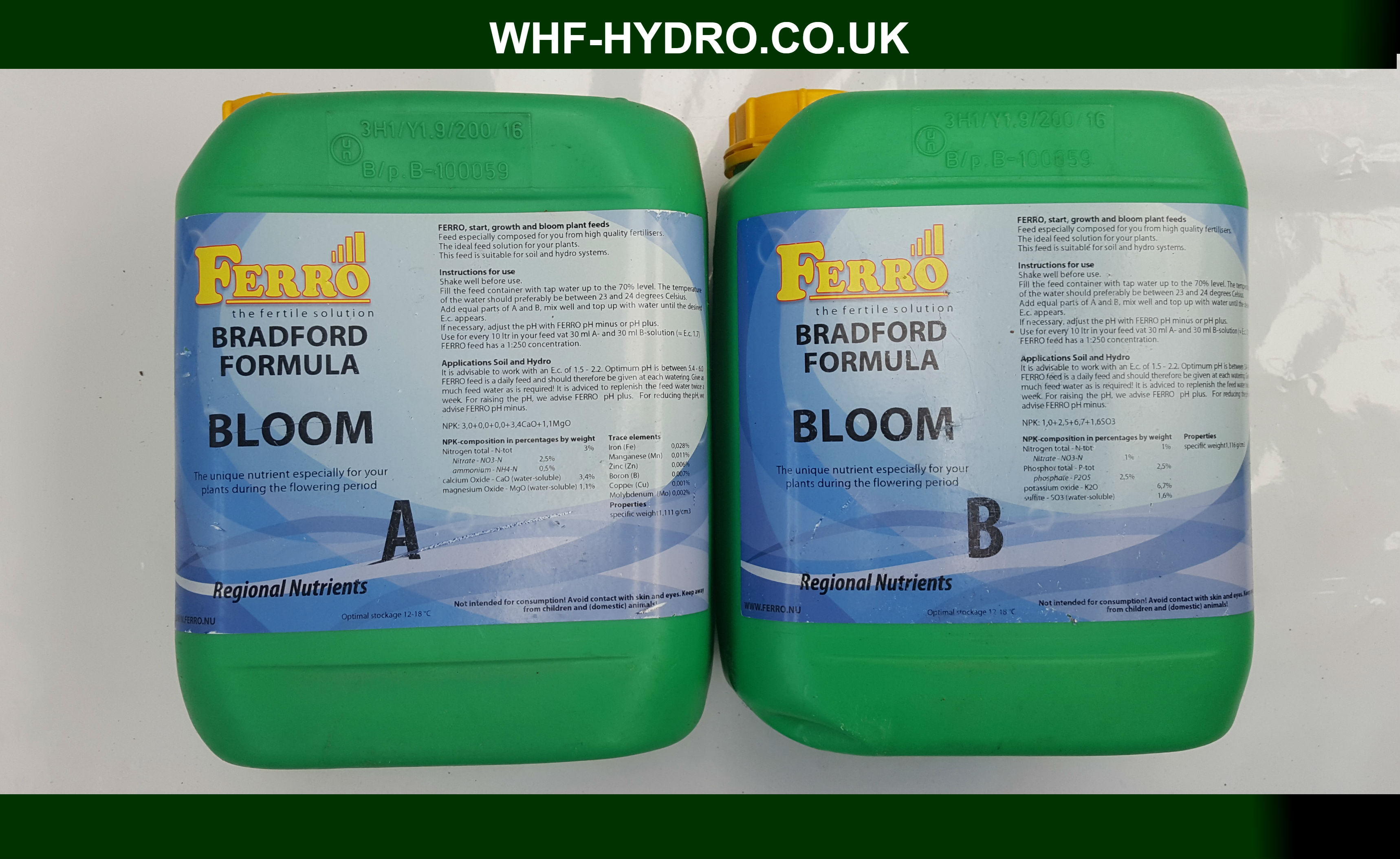 Soil / Hydro Bloom A&B Bradford Formula 5L